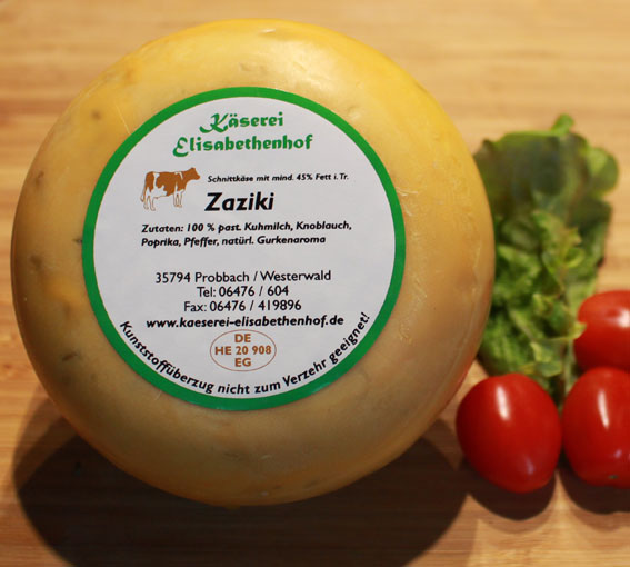 Zaziki – eine Mischung aus Knoblauch, Paprika, Pfeffer und natürlichem Gurkenaroma –